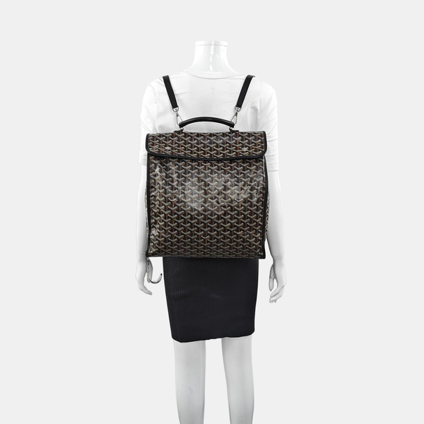 Saint Léger Coated Canvas Black