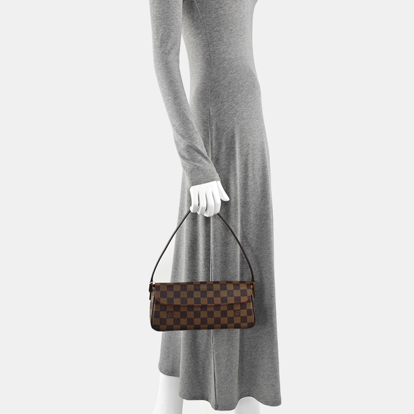 RECOLETA Damier Ebene Coated Canvas Brown
