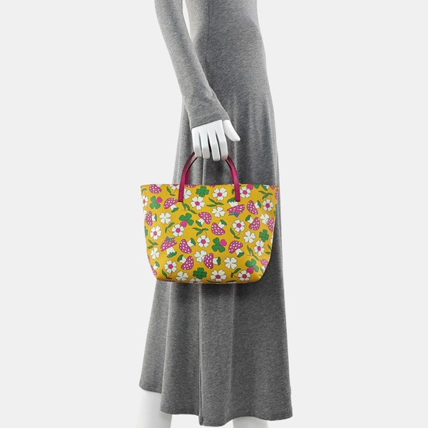GG Imprime Coated Canvas Yellow