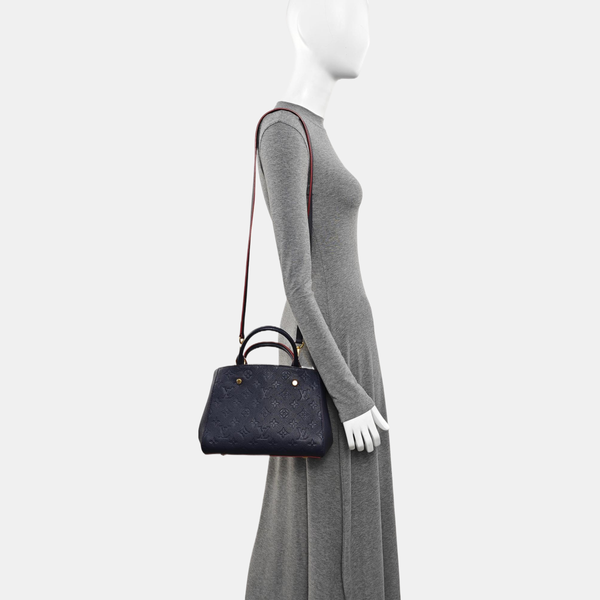MONTAIGNE BB Calfskin Blue