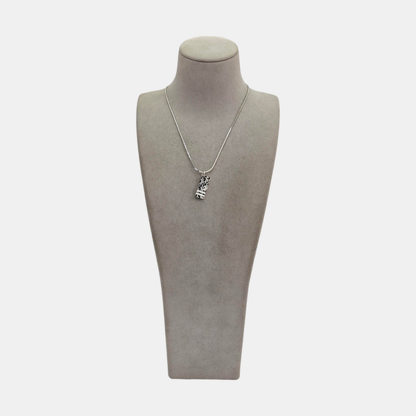 Trotter 2 Metal Silver Necklace