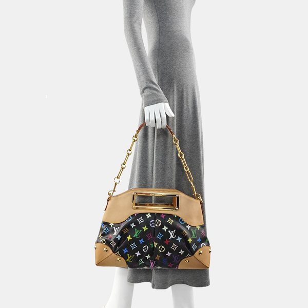 LV × TM JUDY MM Monogram Coated Canvas Black