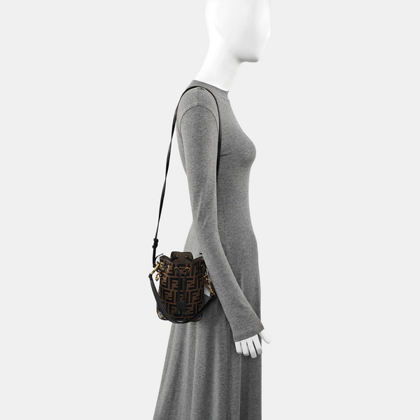 Mon Tresor Mini Monogram Calfskin Brown