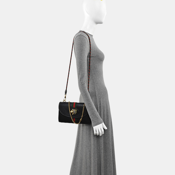 Rajah Small Calfskin Black