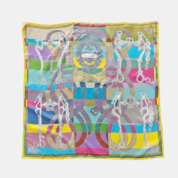 Mulberry Silk Silk Scarf Multicolor