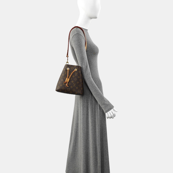 NÉONOÉ BB Monogram Coated Canvas Brown