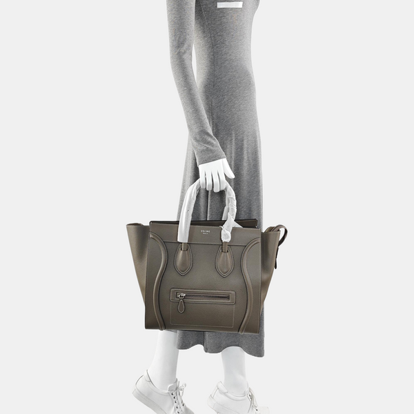 LUGGAGE Mini Calfskin Gray
