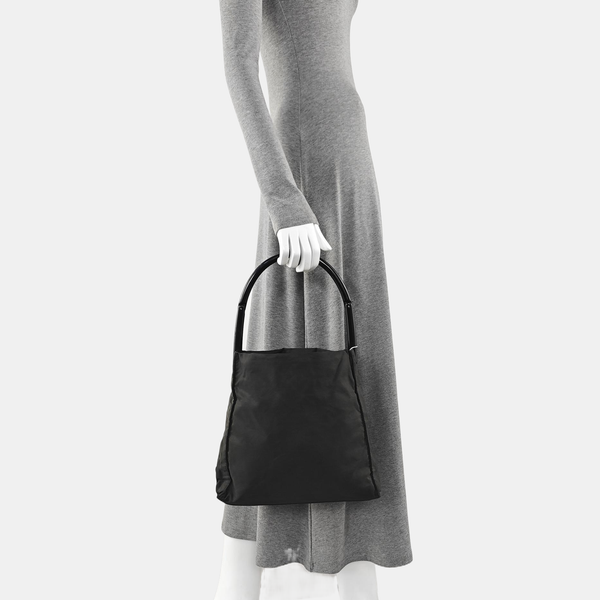 Nylon Tote Bag Black