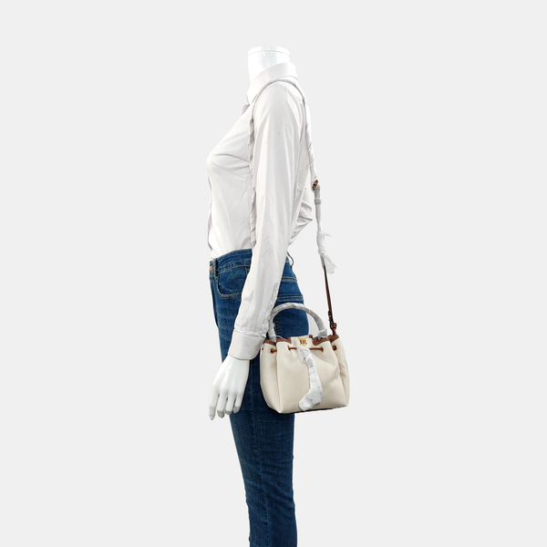 TB Mini Canvas Beige