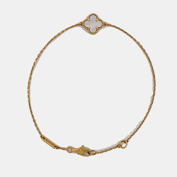 Sweet Alhambra 18k Gold Bracelet