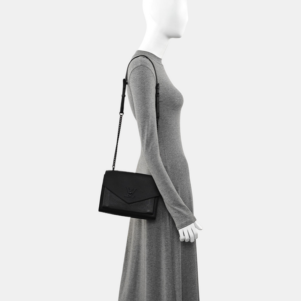 LOCKME BB Calfskin Black