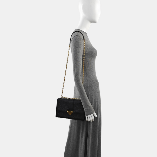 SAINT SULPICE Calfskin Black