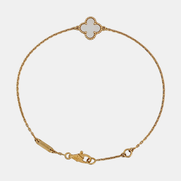 Sweet Alhambra 18k Gold Bracelet