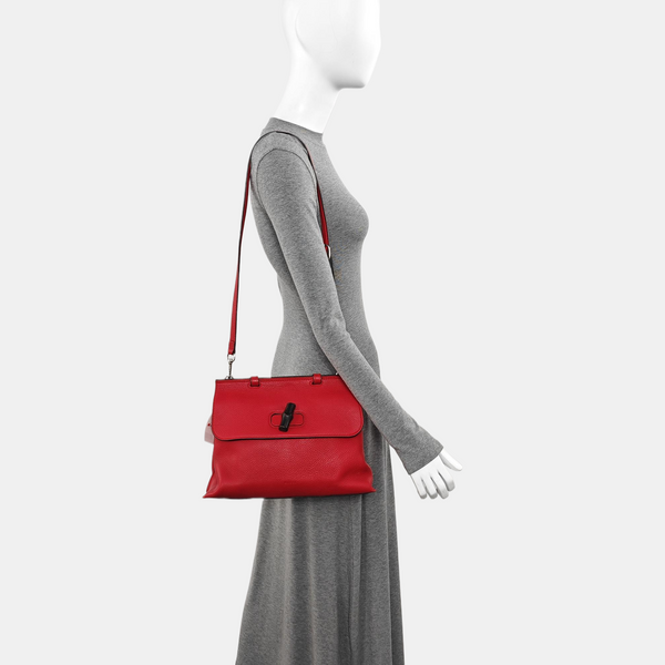 Daily Calfskin Red