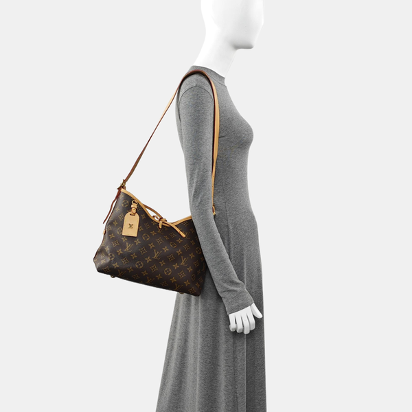 CARRYALL PM Monogram Coated Canvas Brown