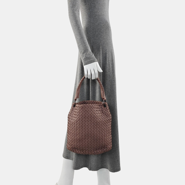 Lambskin Shoulder Bag Beige