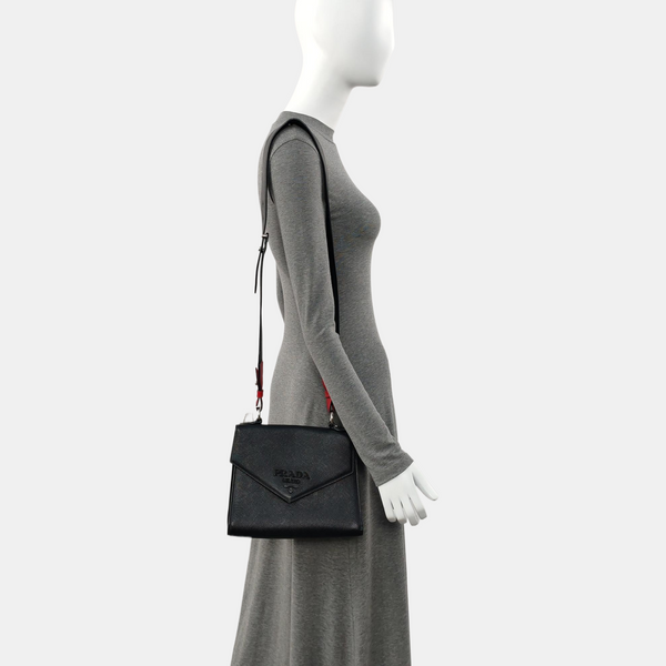 Monochrome Saffiano Calfskin Black