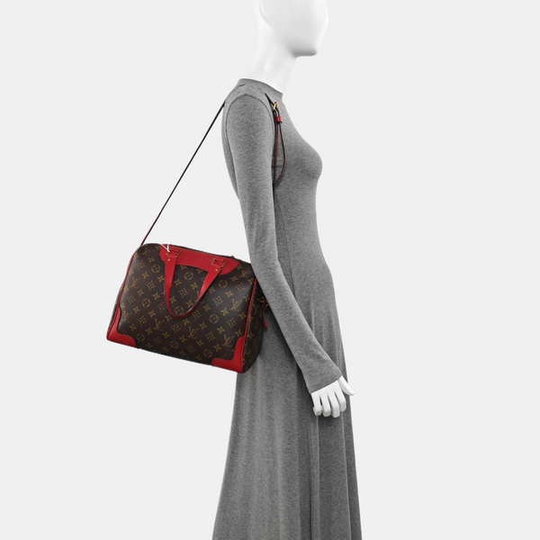 RETIRO NM Monogram Coated Canvas Brown