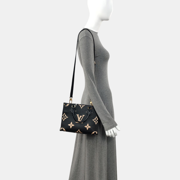 ONTHEGO PM Calfskin Black