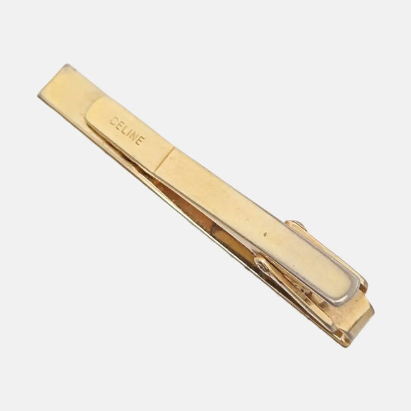 Metal Tie Clip Gold