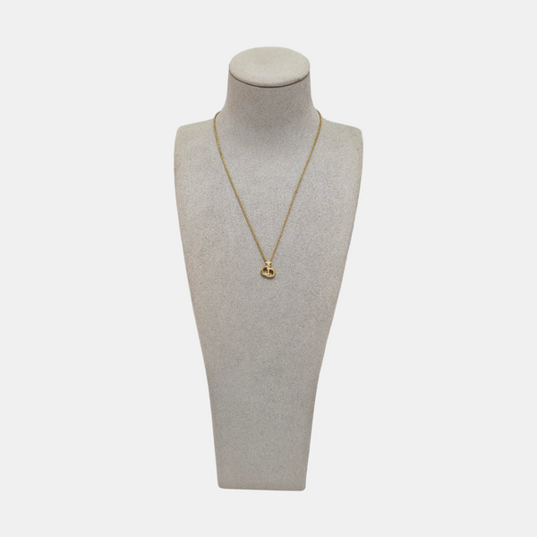 Petit CD Metal Gold Necklace