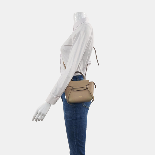 BELT PICO Calfskin Beige
