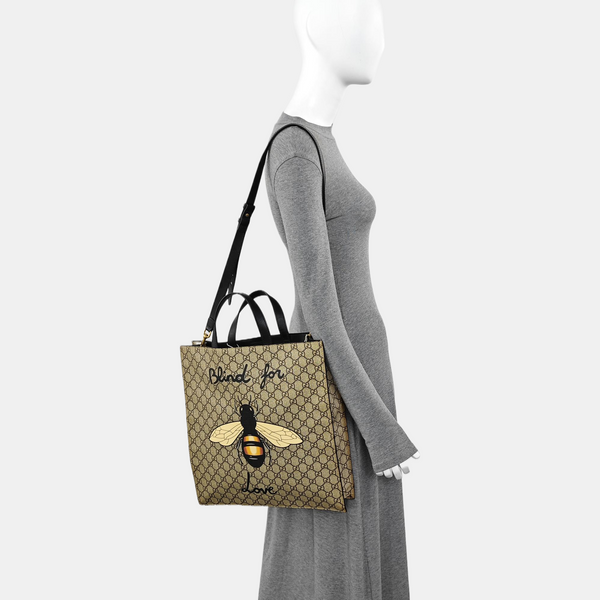 GG Supreme Monogram Coated Canvas Brown