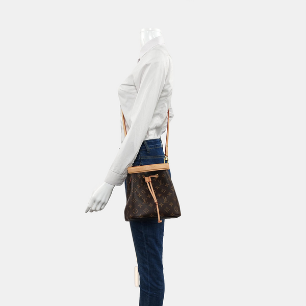 NÉONOÉ BB Monogram Coated Canvas Brown
