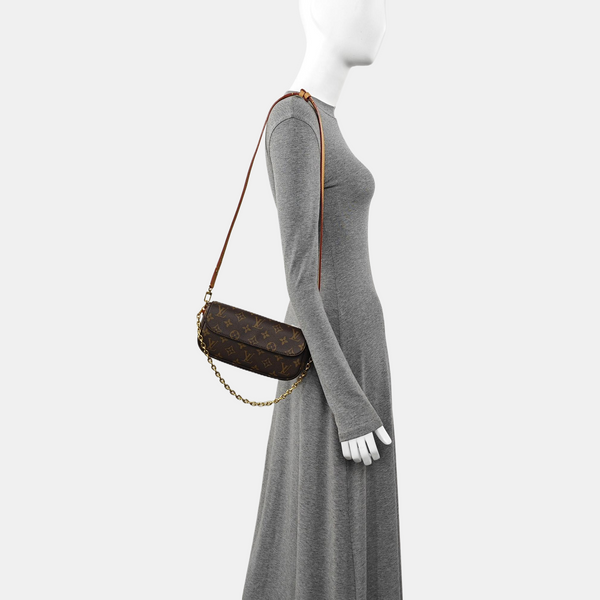 IVY Monogram Coated Canvas Brown