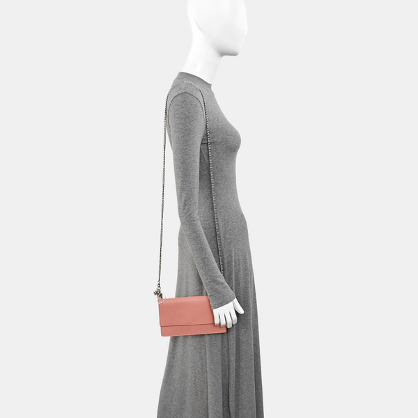 Calfskin Shoulder Bag Pink