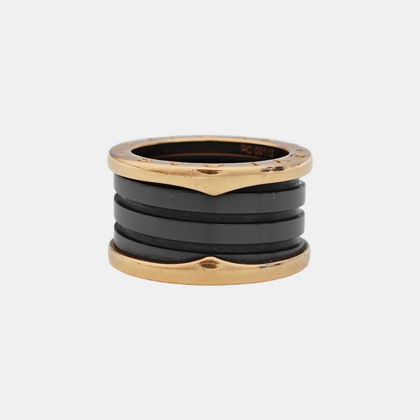 B.ZERO1 18k Rose Gold Ring EU 52