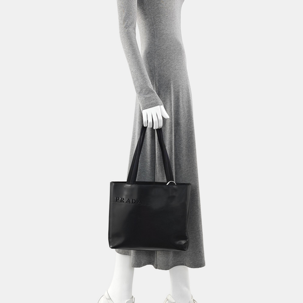 Calfskin Tote Bag Black