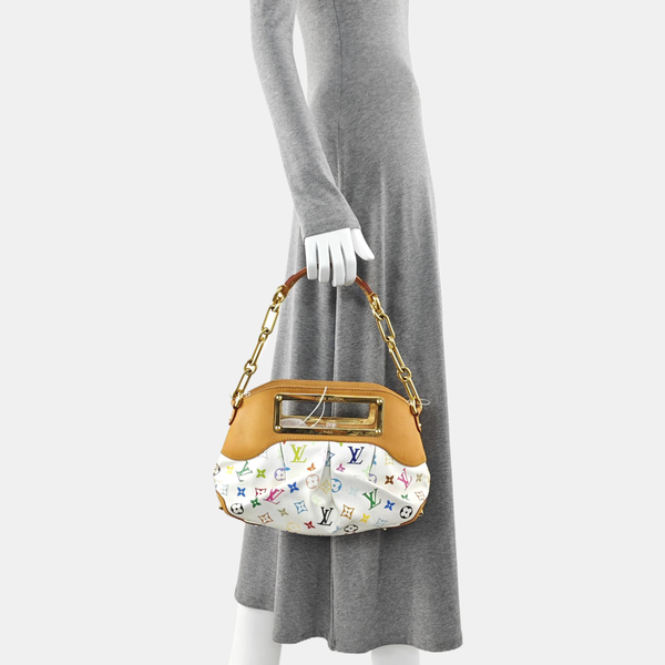 LV × TM JUDY PM Monogram Coated Canvas White