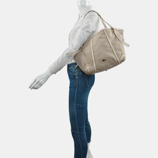 Authenticated pre-owned Canterbury Fabric Beige - Tote Bag at Looply