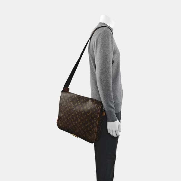 VALMY Monogram Coated Canvas Brown