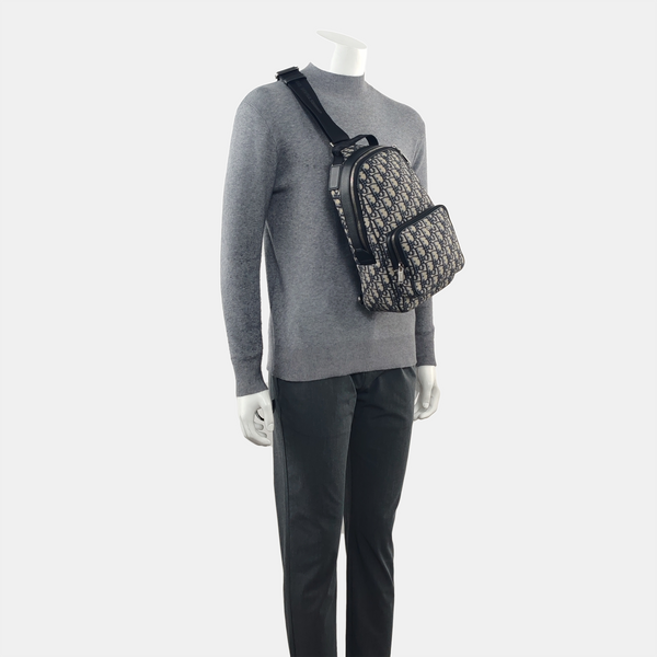 Quilted Fabric Crossbody Bag Multicolor