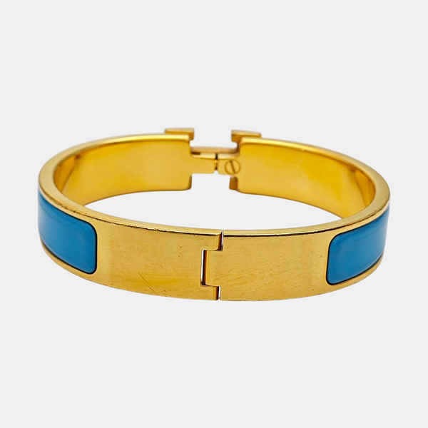 Clic Hh Metal Gold Bangle