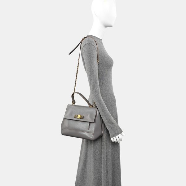 Carrie Calfskin Gray