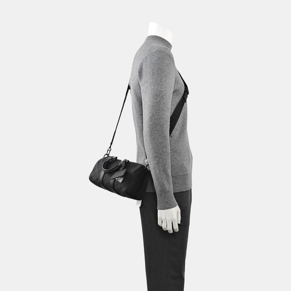 KEEPALL 25 Monogram Calfskin Black