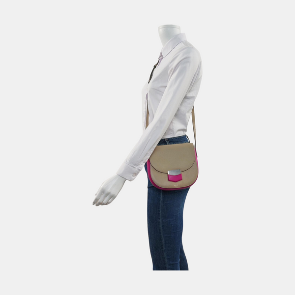 TROTTEUR Small Calfskin Gray