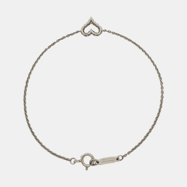Tiffany Hearts Platinum 950 Silver Bracelet