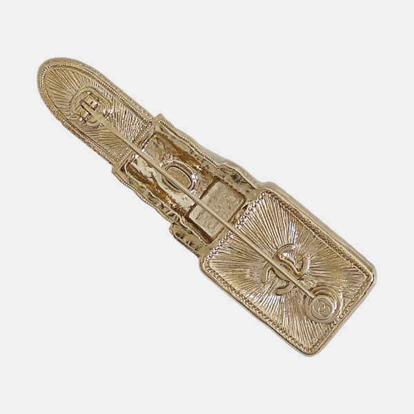 Metal Gold Brooch