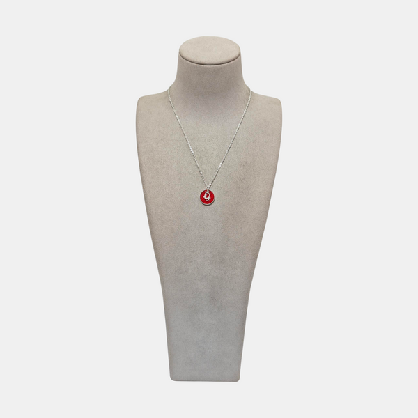 Dior Oblique Metal Silver Necklace
