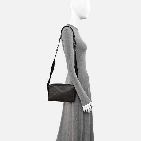 TRIOMPHE Medium Coated Canvas Black