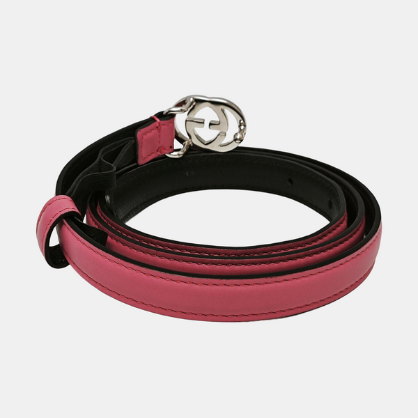 Leather Belt Red