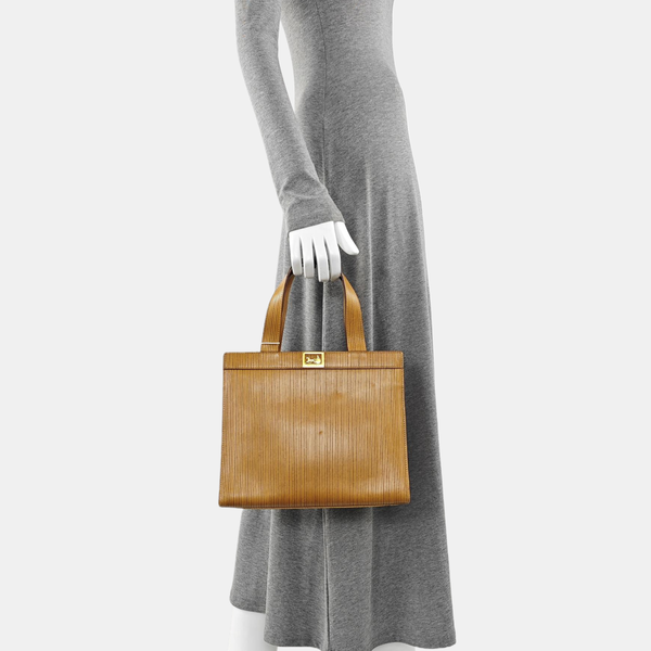 Calfskin Tote Bag Brown