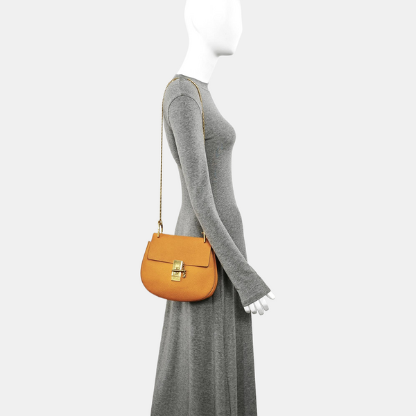 Drew Medium Calfskin Yellow