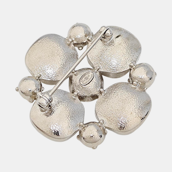 Metal Silver Brooch
