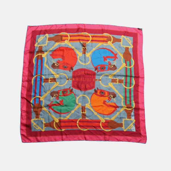 Multicolor Mulberry Silk Silk Scarf