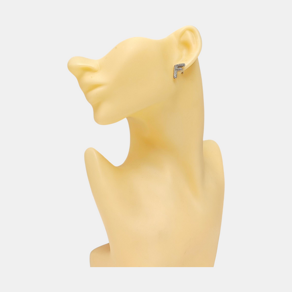 Metal Multicolor Stud Earrings